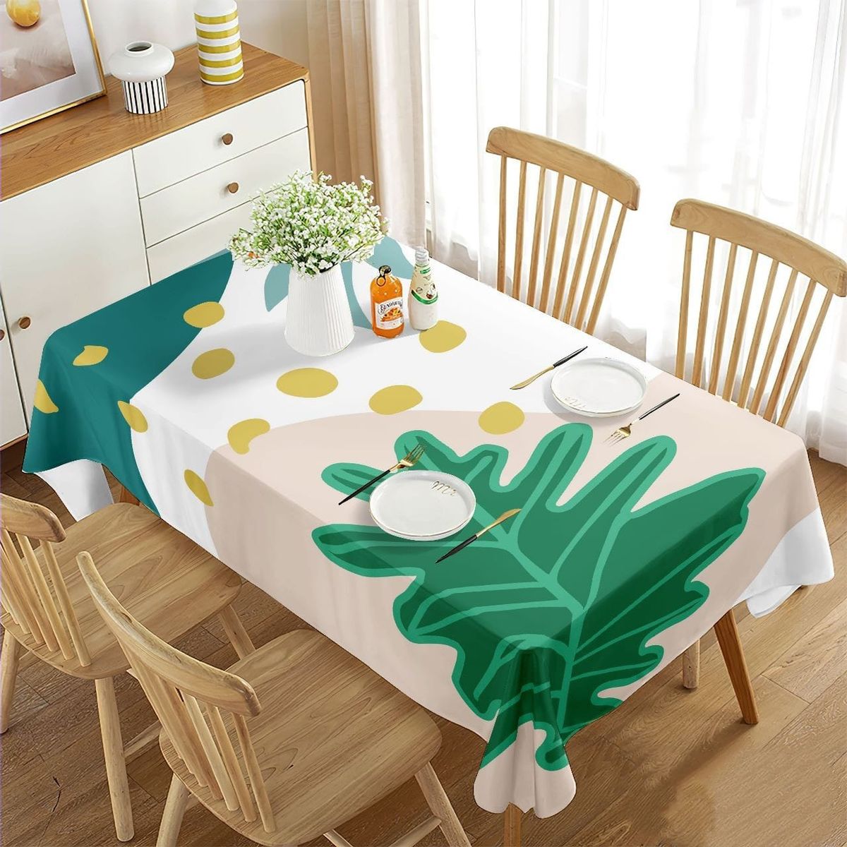 GENERICO - MANTEL IMPERMEABLE  ANTIMANCHAS GRUESO 230X140CM  TF