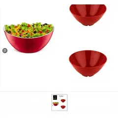 GENERICO - Bolw De Plastico Ensaladera Cocina Colores Surtidos