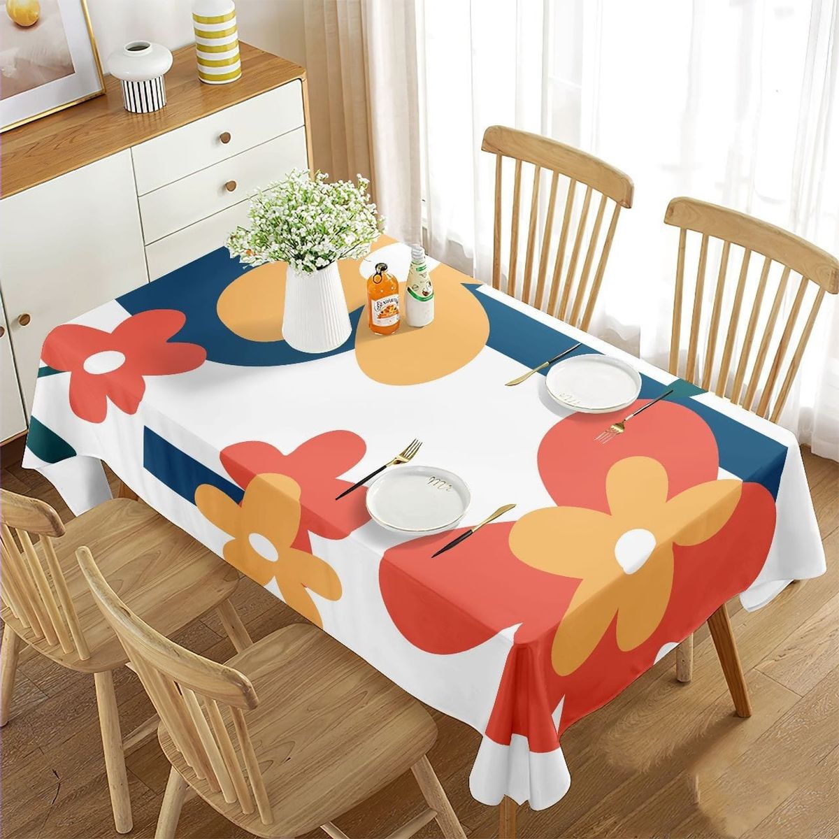 GENERICO - MANTEL IMPERMEABLE  ANTIMANCHAS GRUESO 230X140CM  TF