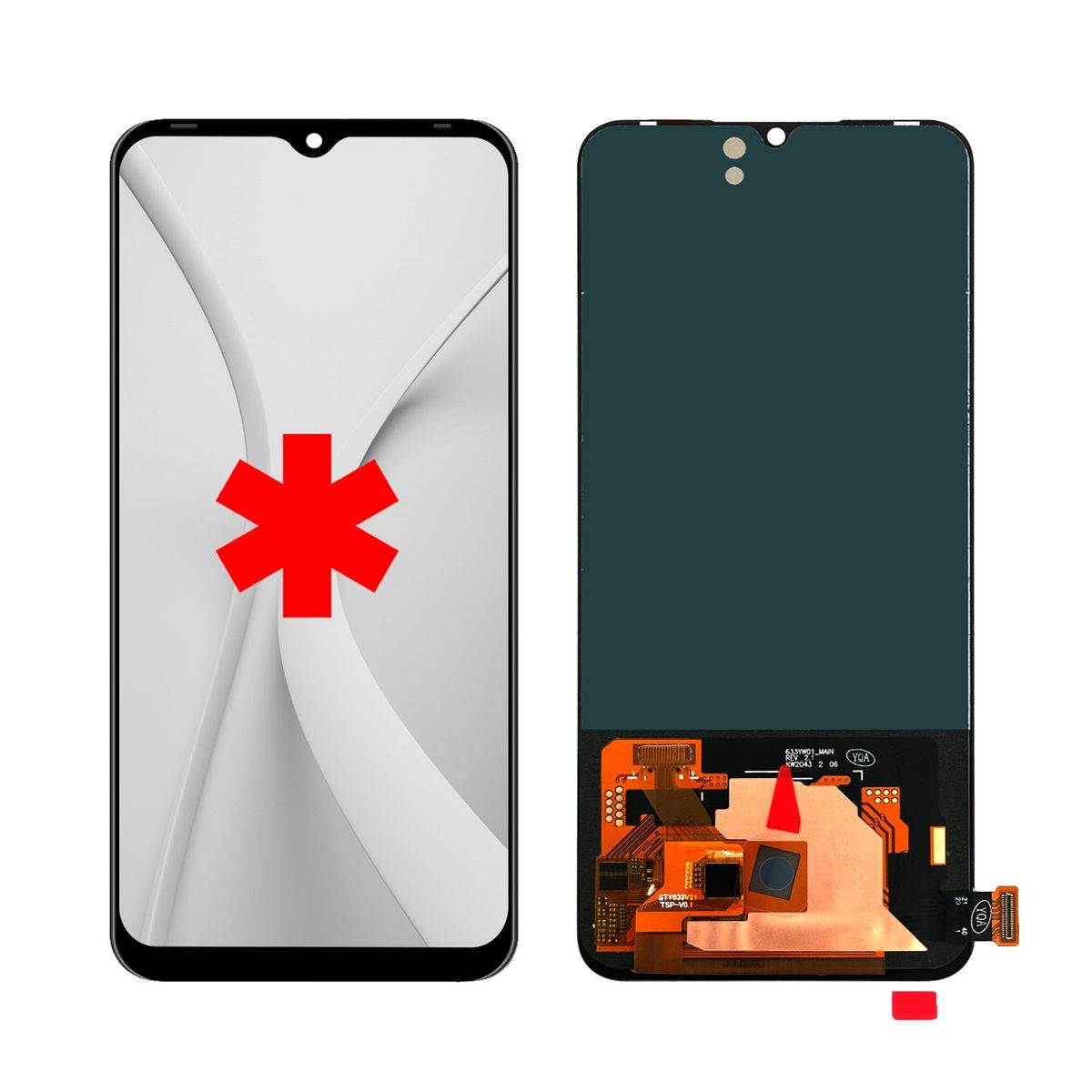 GENERICO - Pantalla Compatible con Vivo V21 Oled Calidad Premium