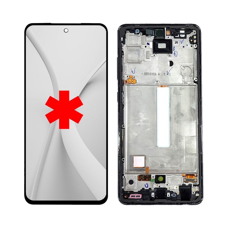 GENERICO - Pantalla Compatible con Samsung Galaxy A52 Oled Calidad Premium