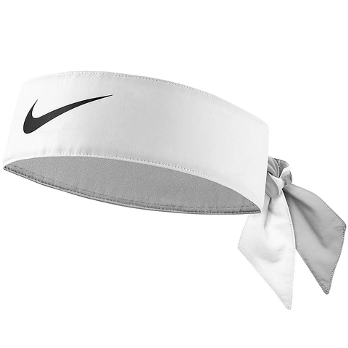 NIKE - Bandana Nike Blanca Logo Negro Tenis Padel
