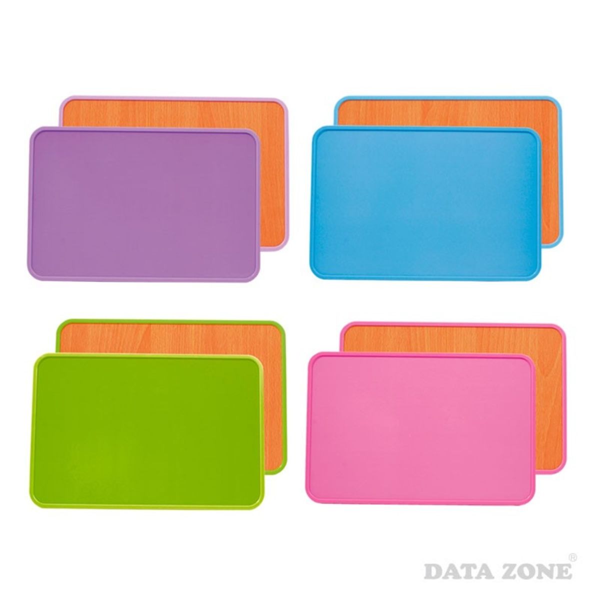 DATA ZONE - Pack x 10 Pizarra magnética portátil rosada, 20x30 cm DATA ZONE