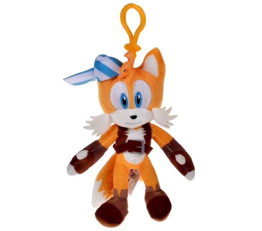 Peluche coleccion Tails con clip para colgar