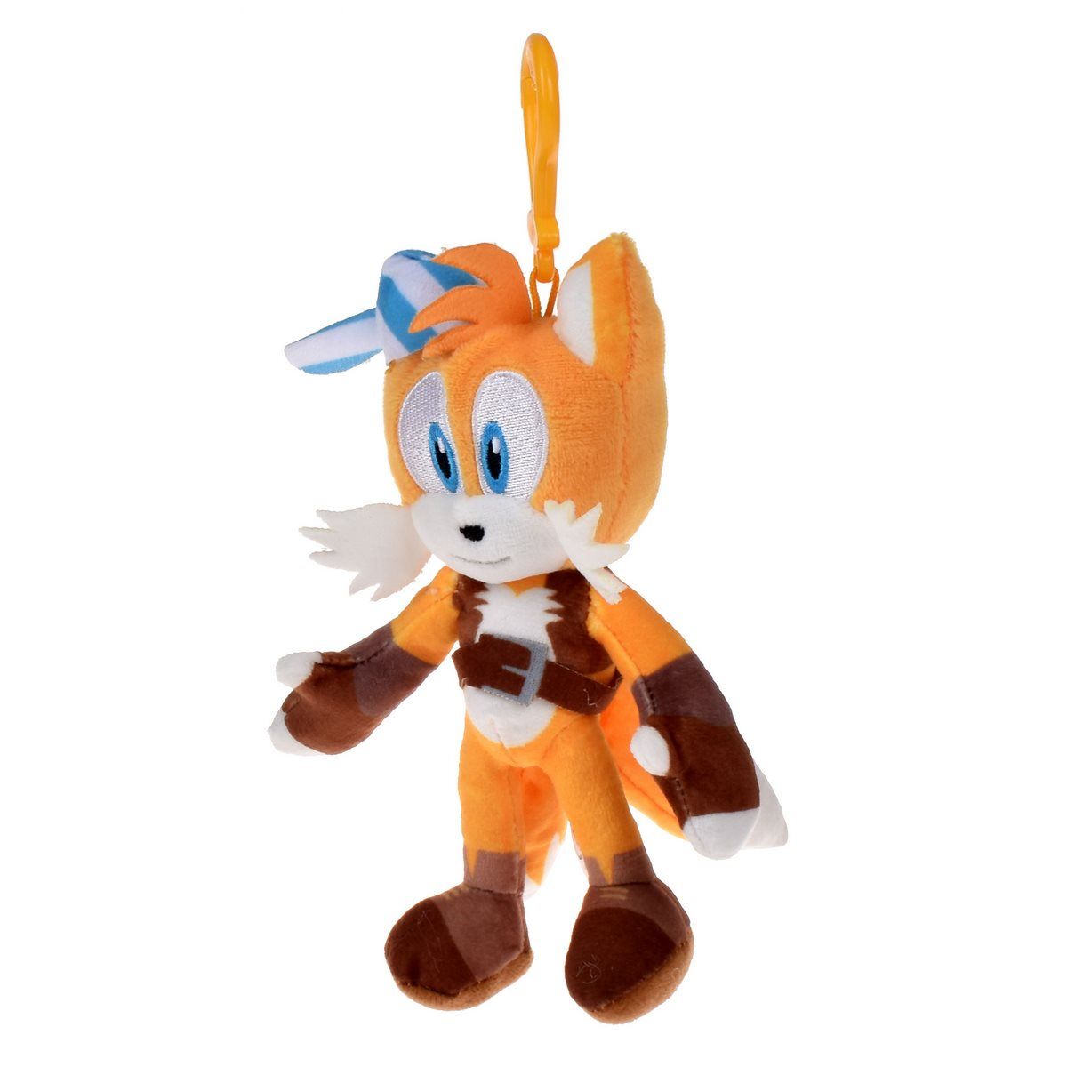 SONIC - Peluche Sonic colección Tails con clip para colgar