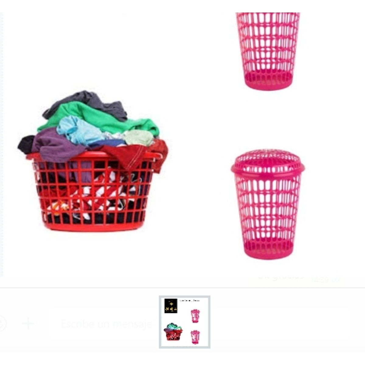 GENERICO - Cesta De Colores De Ropa Colores Surtidos