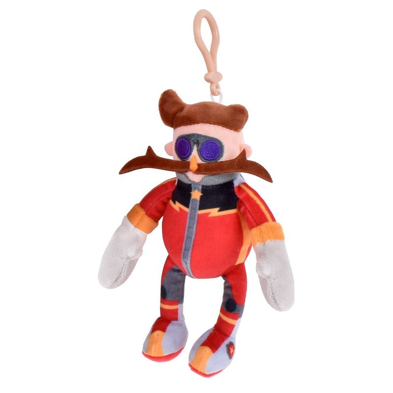 SONIC - Peluche De 15 Cms Con Clip Para Colgar Sonic - Dr Eggman
