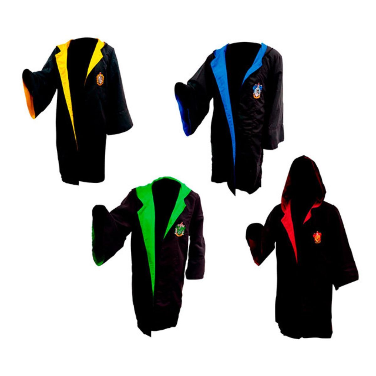 ANSALDO - Disfraz Harry Potter túnica Slytherin adulto colección