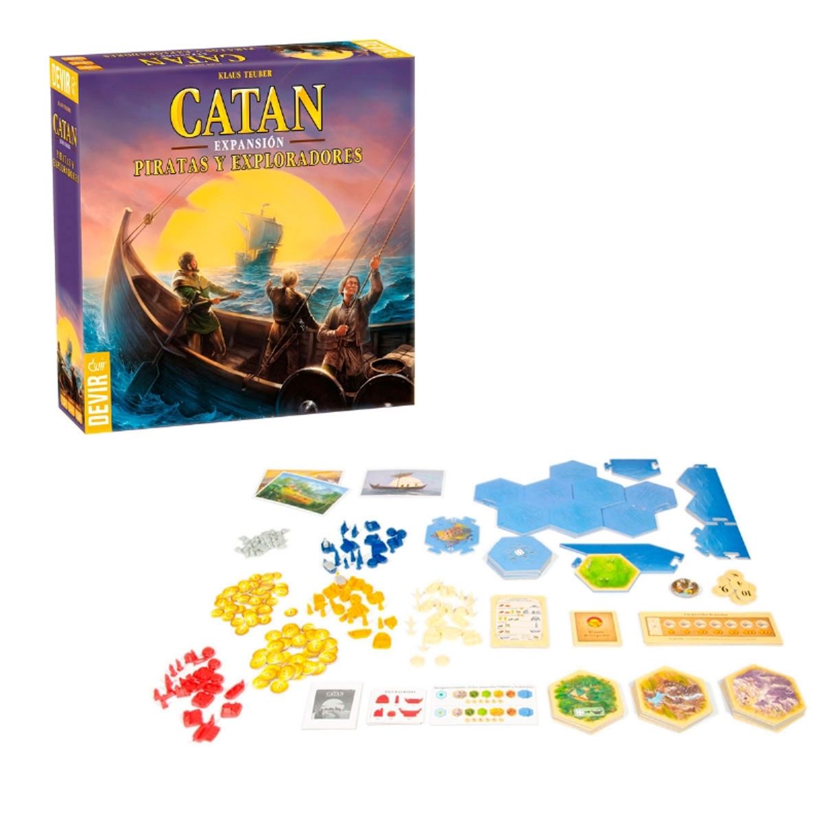 ANSALDO - Juego De Mesa Expansión Piratas Y Exploradores De Catan