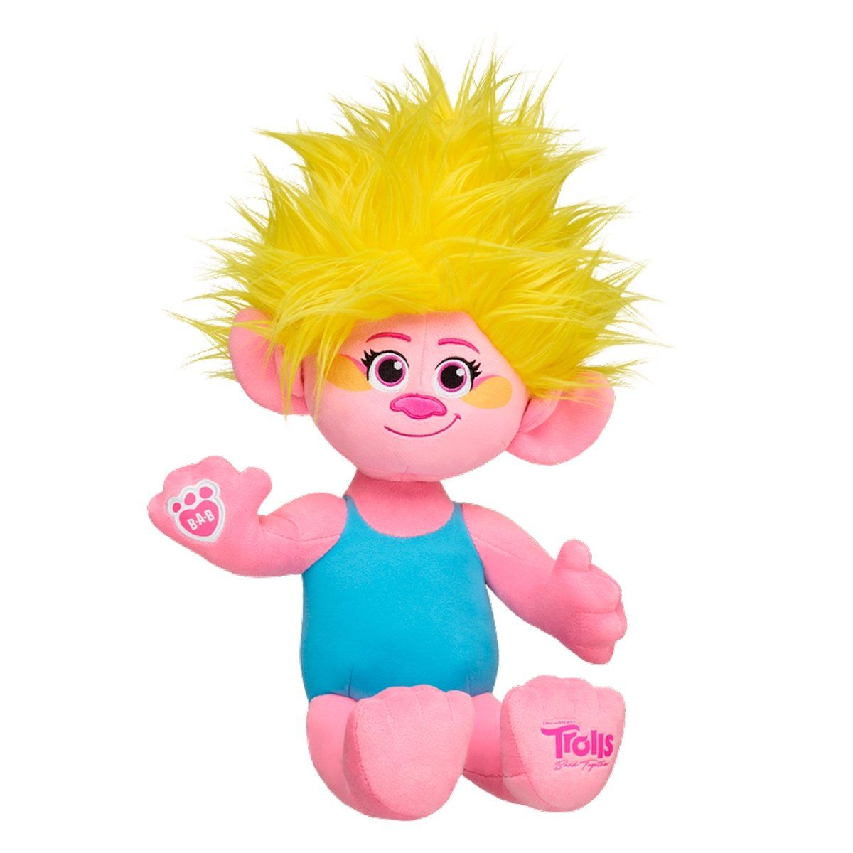 BUILD A BEAR - Peluche Build a Bear Viva Trolls felpa suave