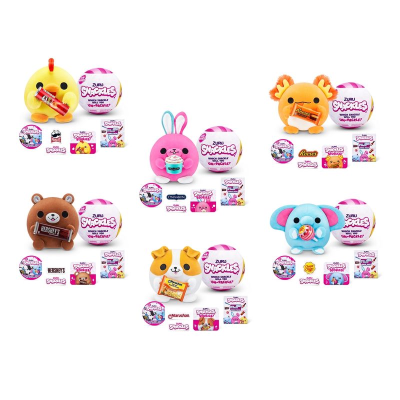 ANSALDO - Peluche Snackles De 12 Cms De Zuru