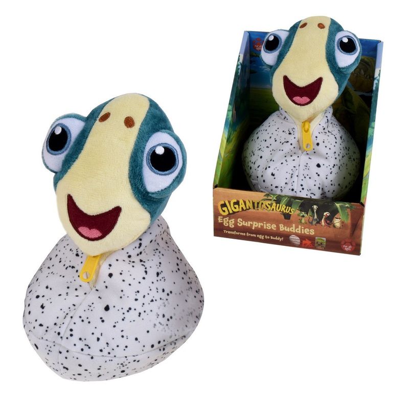 ANSALDO - Peluche 20 Cm Transformable En Huevo Gigantosaurio - Bill