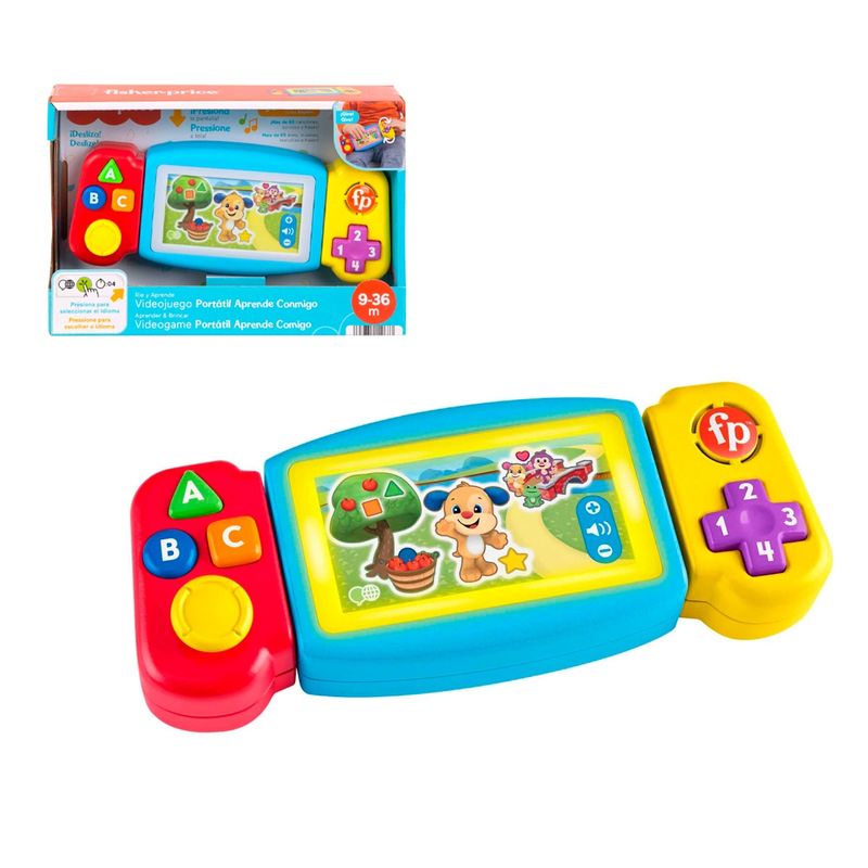 FISHER PRICE - Fisher-Price Videojuego Portátil Aprende