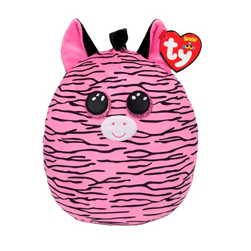 ANSALDO - Ty Squish-A-Boos Zoey Zebra Rosa Large