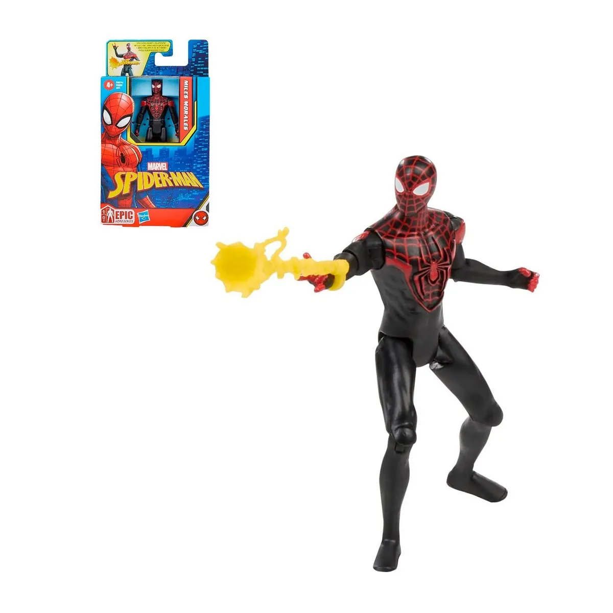 MARVEL - Figura de acción Spiderman Miles Morales colección 10 cm