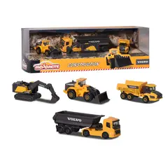 MAJORETTE - Volvo 4 Piezas Giftpack