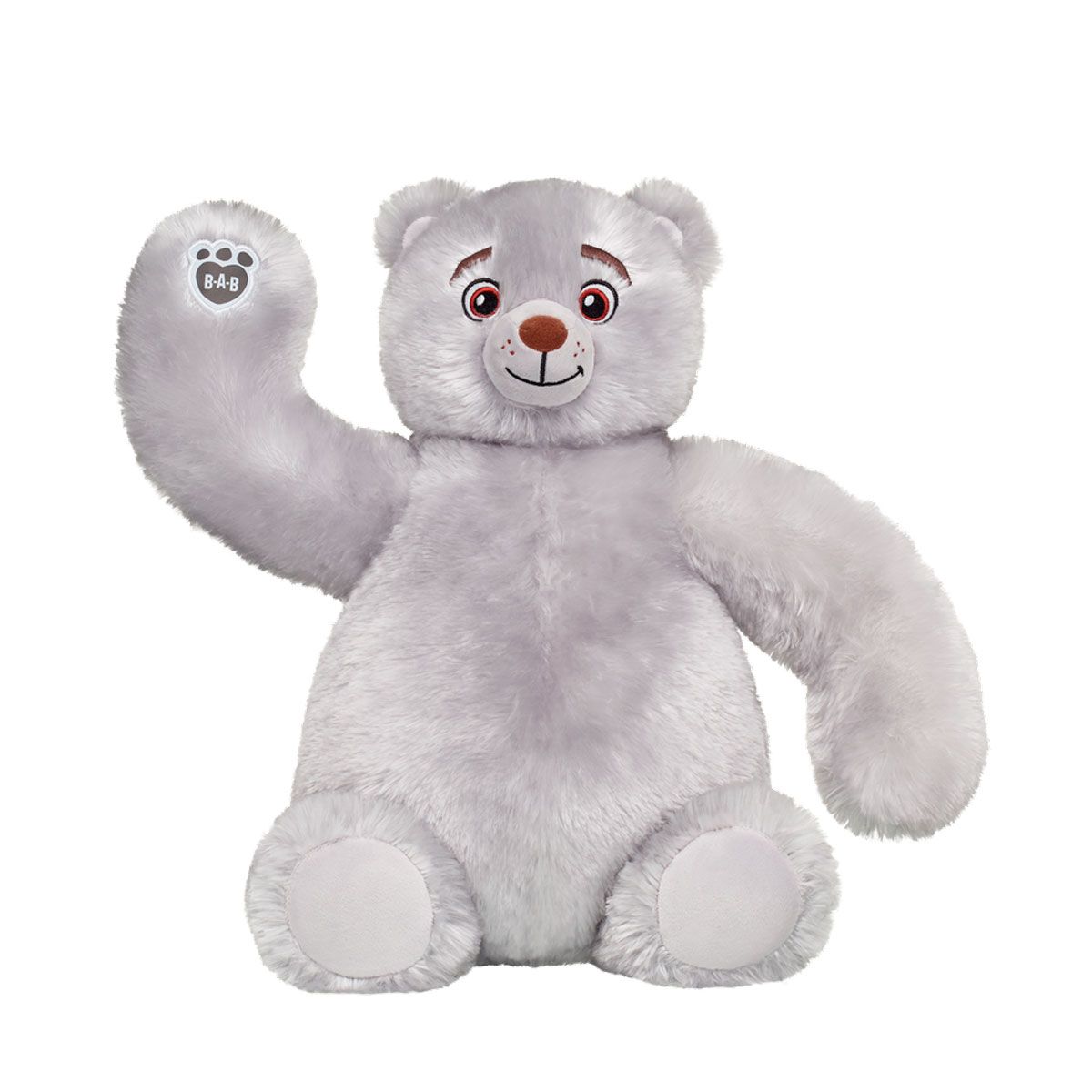 BUILD A BEAR - Peluche Build a Bear oso gris Merry Mission Navidad