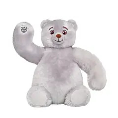 BUILD A BEAR - Peluche oso gris Merry Mission Navidad