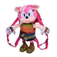 SONIC - Peluche Mochila De 30 Cms - Amy