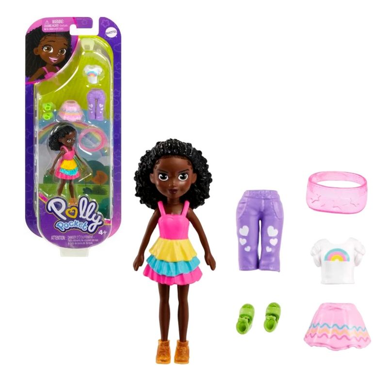 POLLY POCKET - Polly Pocket Pequeño Pack De Moda - Morena