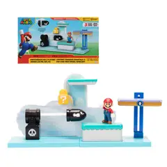 NINTENDO - Playset Mario figuras interactivas 6cm