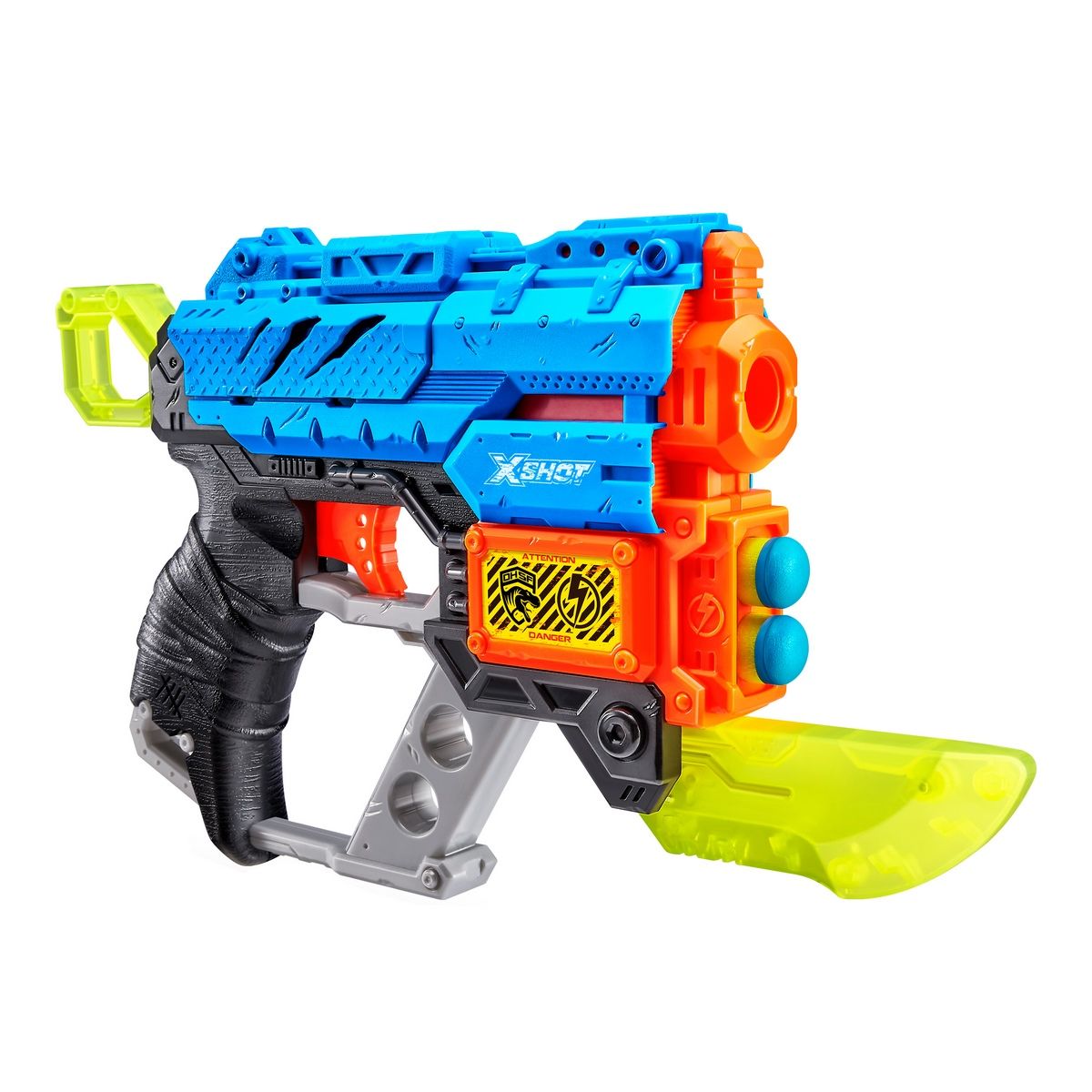 ANSALDO - Lanzador dardos X SHOT Dino Attack con 8 dardos y huevo