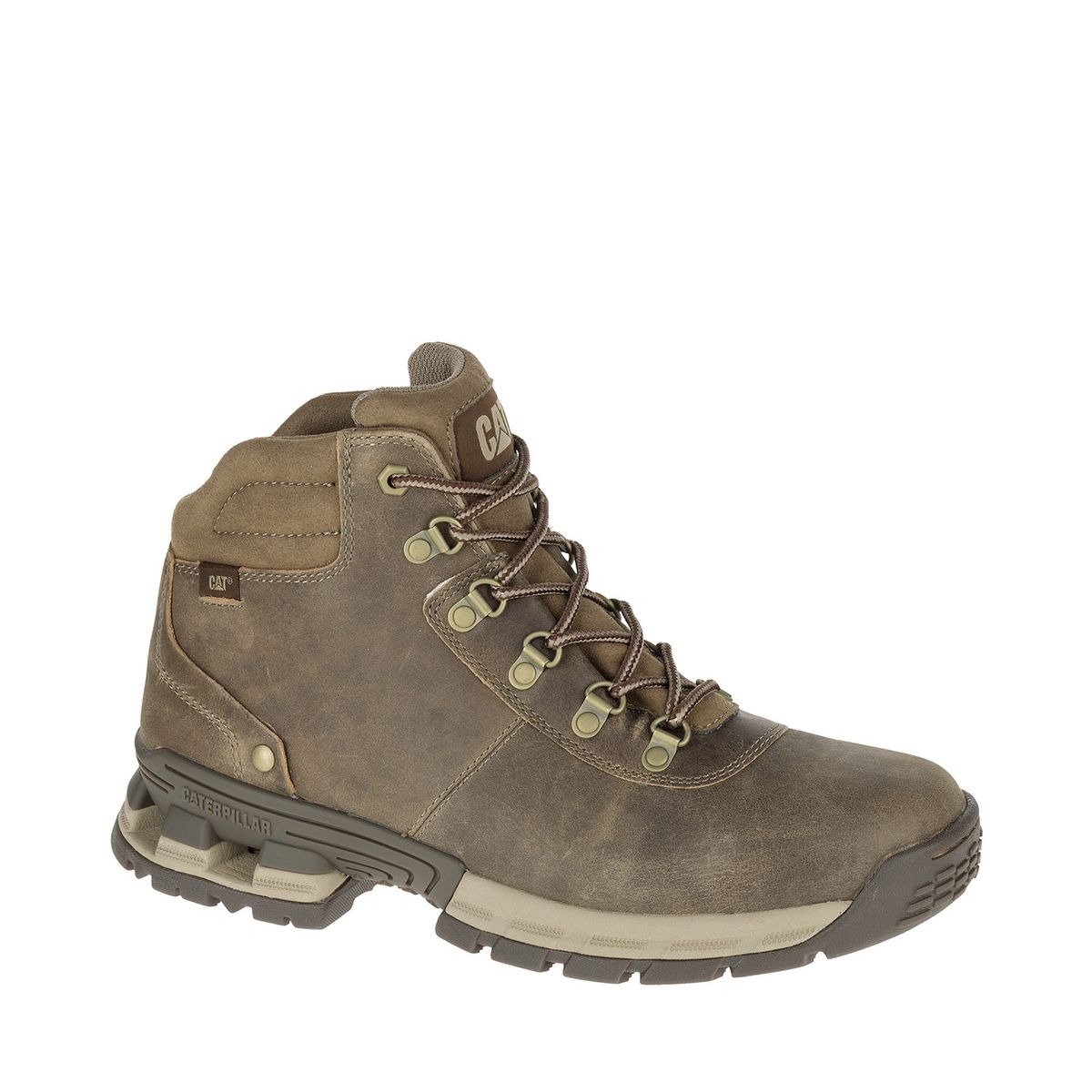 CAT - Botín Cuero Hombre Jettison Beige CAT