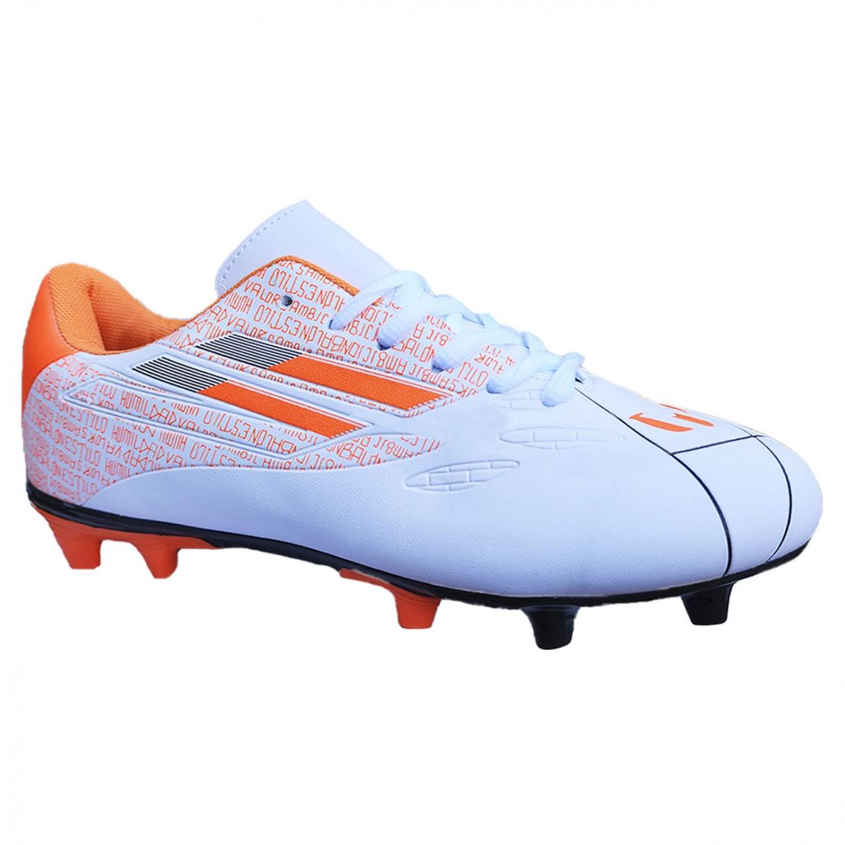 GENERICO - Zapato Futbol Adulto Full Grass Comodos Blanco 3192 - Blanco