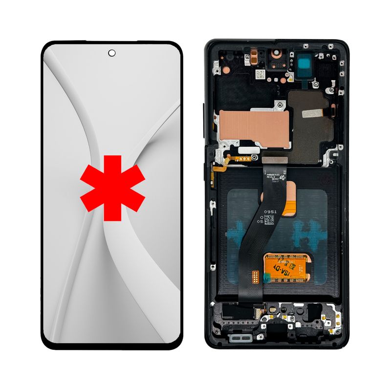 GENERICO - Pantalla Compatible con Samsung Galaxy S21 Ultra Oled Premium