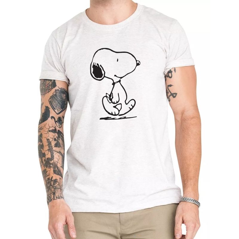 ROLY - Polera Hombre Snoopy Algodon