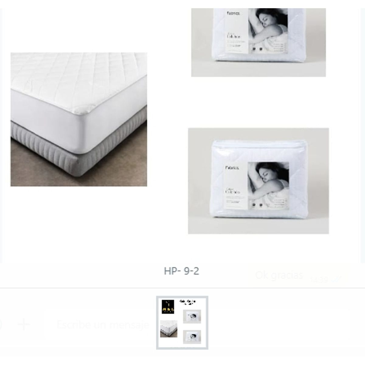 GENERICO - Cubre Colchón 1.5 Plaza HP- 9-2 Colores Surtidos