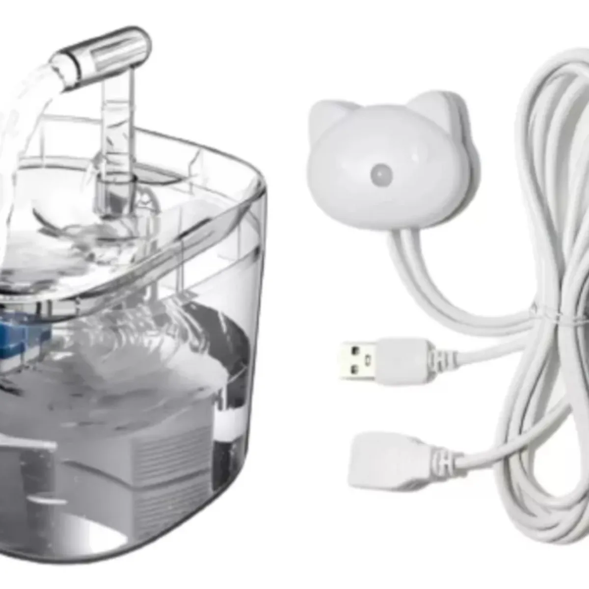 GENERICO - Fuente De Agua Bebedero Sensor Automático Gatos Perros