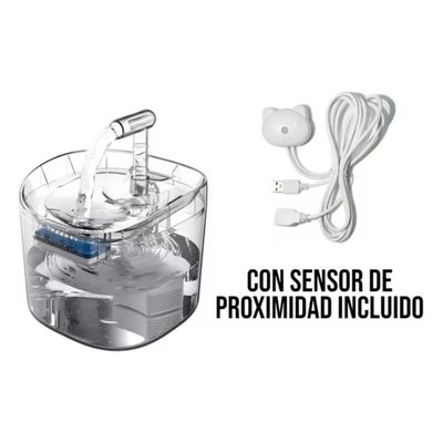 Imagen 2 del producto Fuente De Agua Bebedero Sensor Automático Gatos Perros