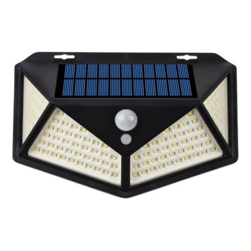 GENERICO - Foco Led Solar De Exterior Con Sensor De Movimiento 100 Led