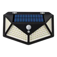 GENERICO - Foco Led Solar De Exterior Con Sensor De Movimiento 100 Led