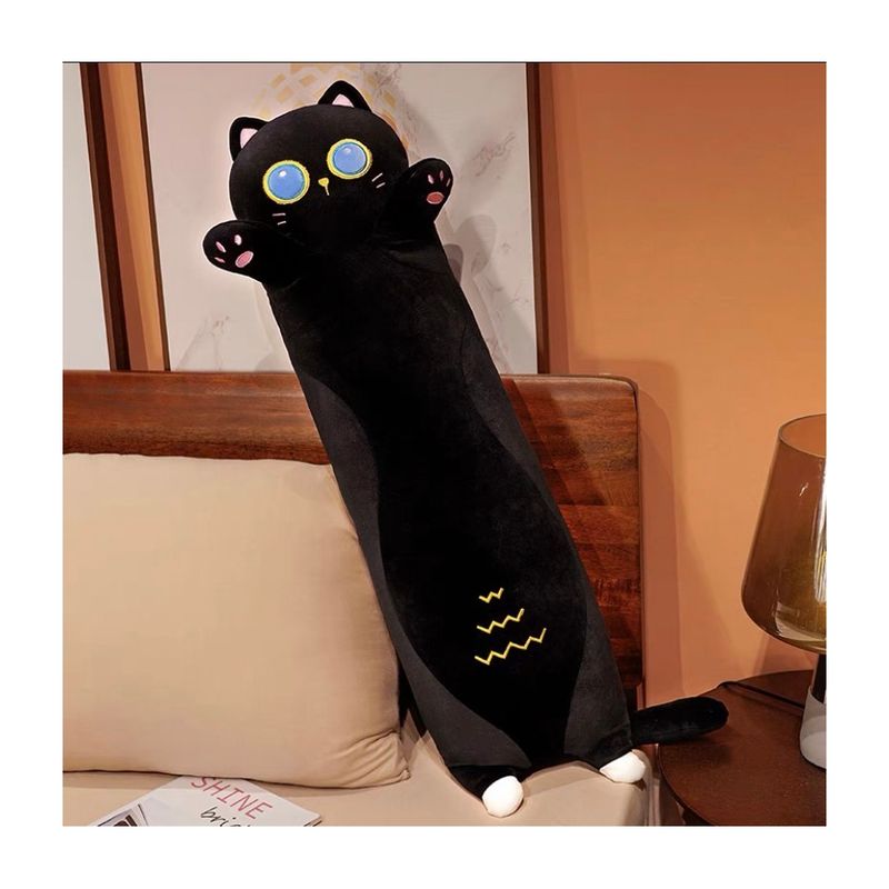 GENERICO - Peluche Almohada Gatito Kawaii- 62 Cms- Adultos Y Niños