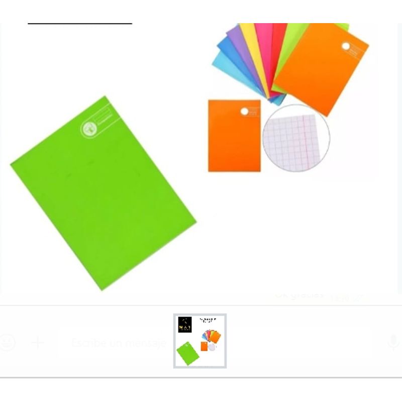 GENERICO - Pack De Cuadernos 8 Unidades Colores Surtidos