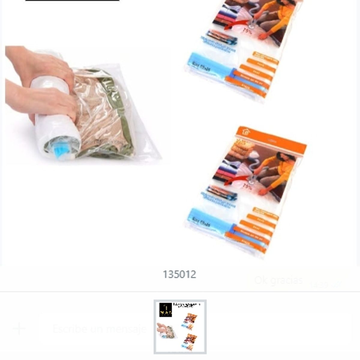 GENERICO - Bolsa De Almacenamiento Al Vacio 60x80 cm