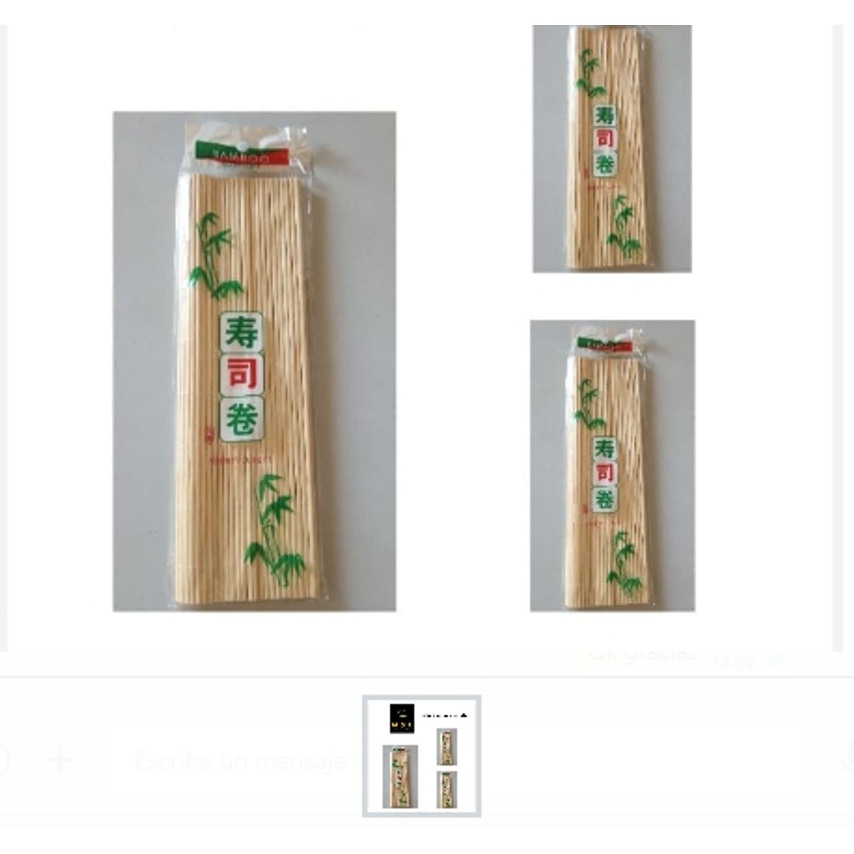 GENERICO - Esterilla Para Sushi Palitos Cocina