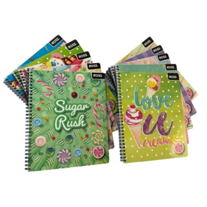 OMAS - Pack 10 Cuadernos Dulces Matemática 7MM 100 hojas