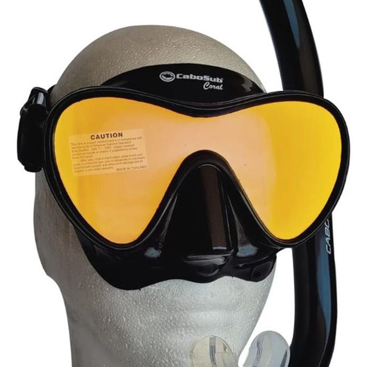 AQUASPORT - Kit Mascara Snorkel Profesional Ajustable X-ray Visión