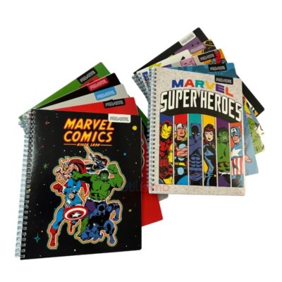 Pack 10 Cuadernos Comics Matematica 7MM 100 hojas