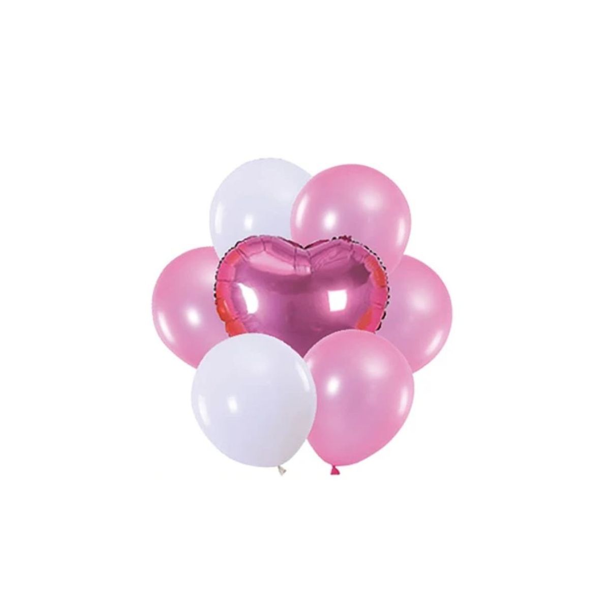 GENERICO - Set De Globos Rosa 7pcs