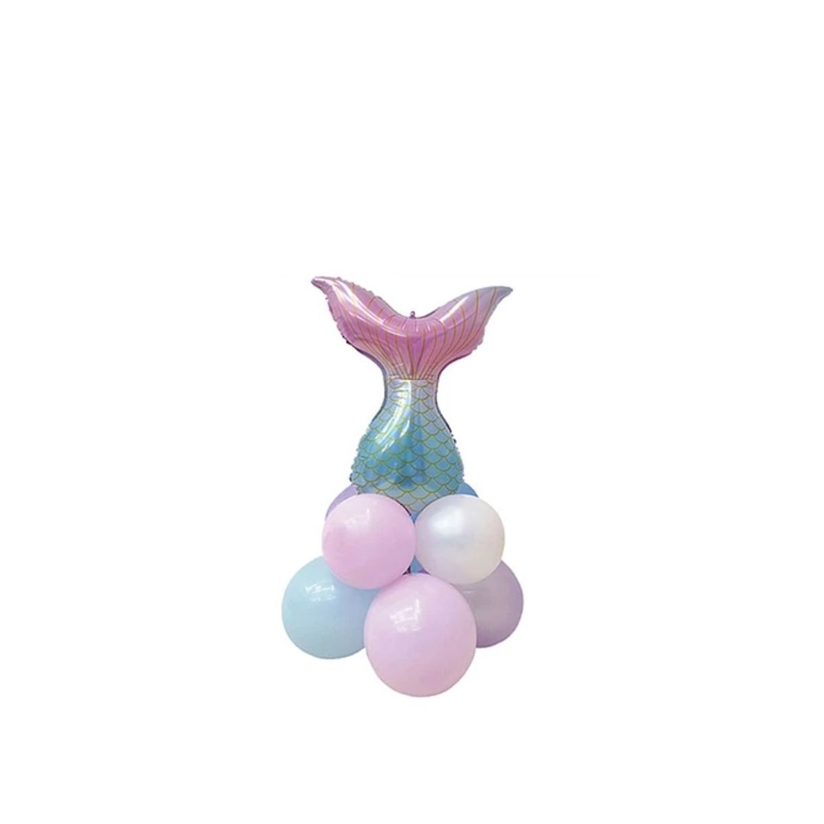 GENERICO - Set De Globos Sirena 9pcs