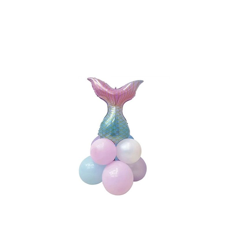 GENERICO - Set De Globos Sirena 9pcs