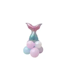 GENERICO - Set De Globos Sirena 9pcs