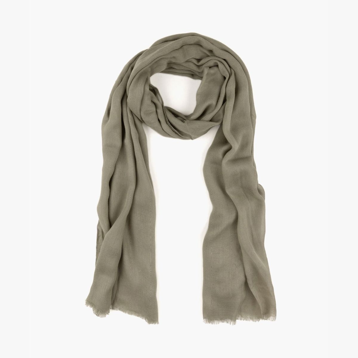 LOUNGE - Estola Mujer Lisa Verde