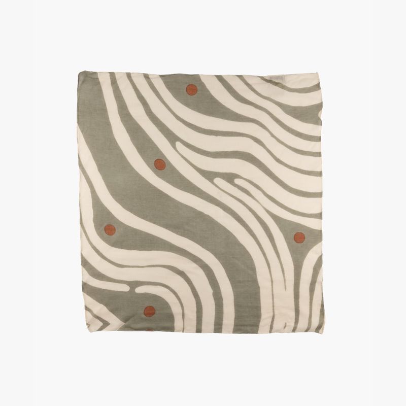 LOUNGE - Bandana Mujer Detalle Puntos Verde