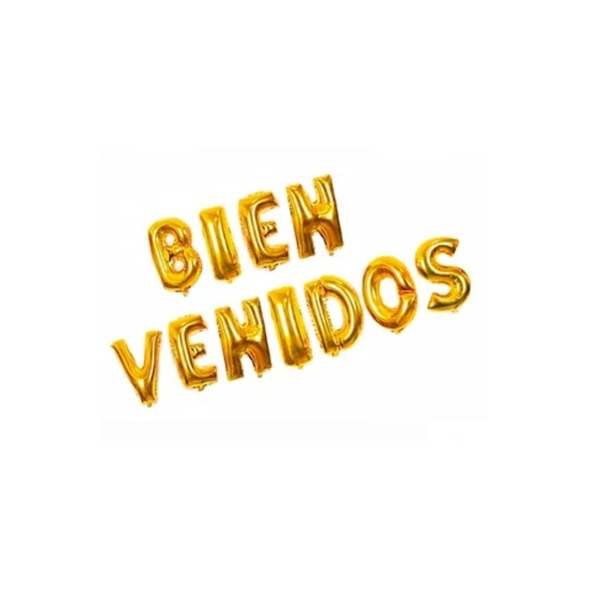 GENERICO - Globo Bienvenidos Dorado 11pcs De 16 Pulgadas