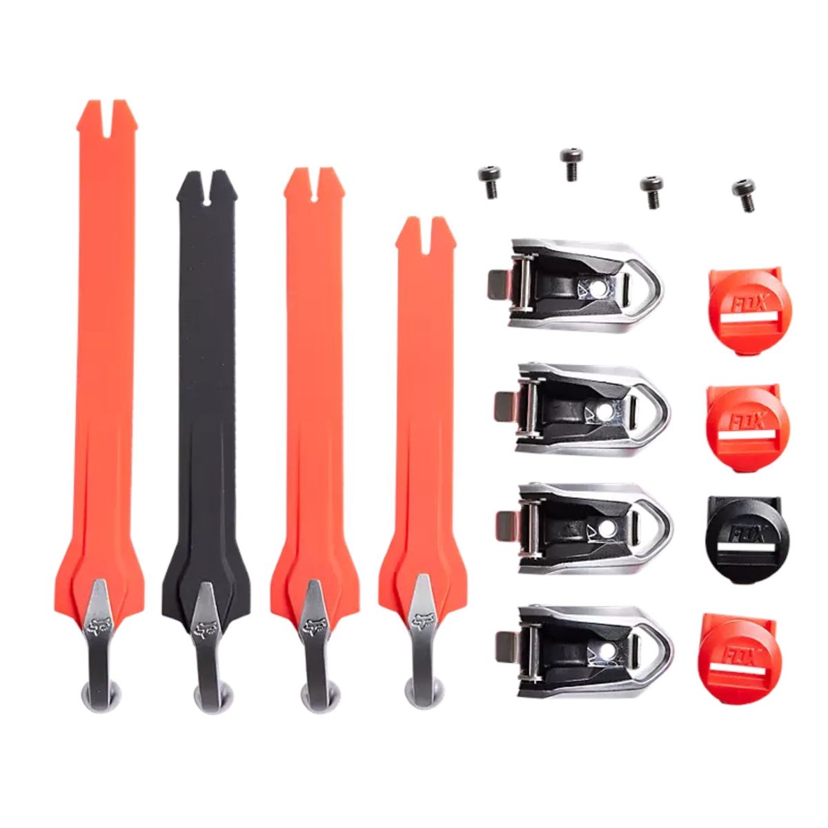 FOX - Repuesto Bota Moto Instinct Strap Kit 22 Rojo Fluor Fox FOX